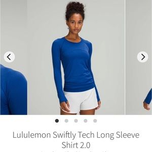 Long Sleeve lululemon swiftly tech